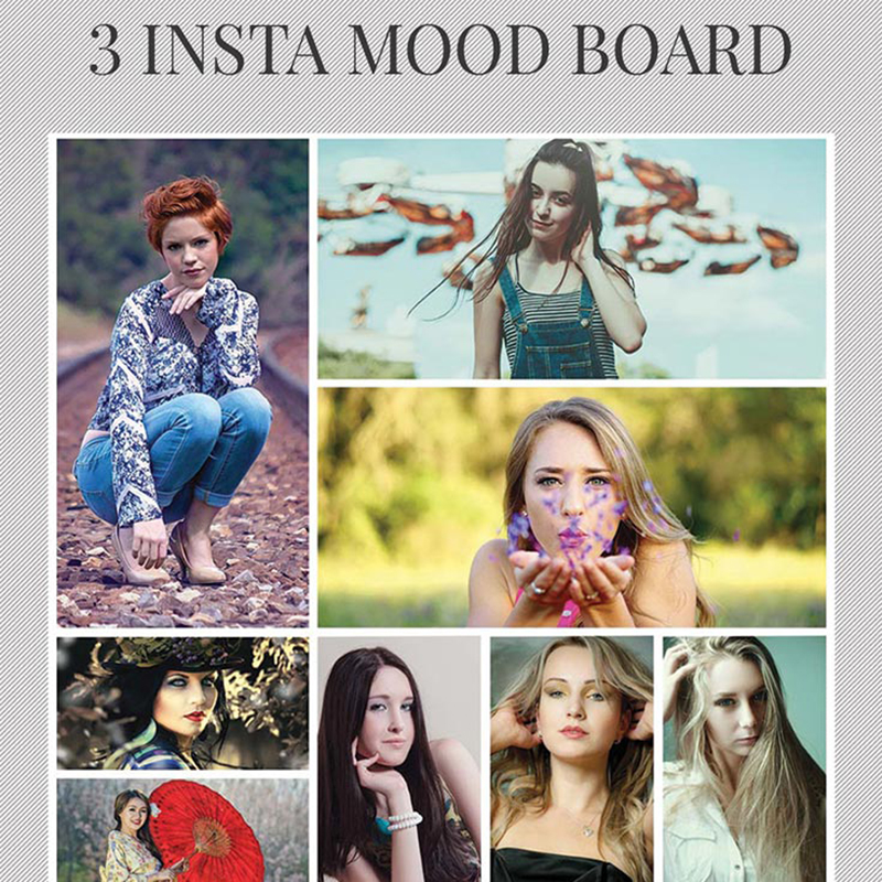 3 Modèles Instagram gratuits pour tableau d'humeur