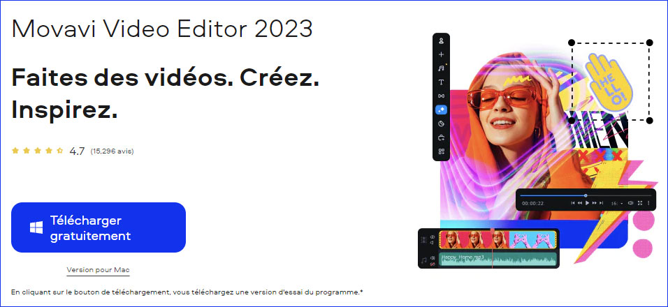 Movavi vidéo editor 2023