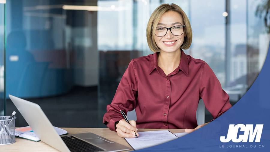 portrait employée en vidéo