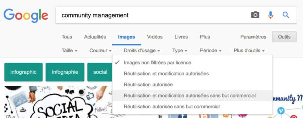 rechercher image libre google