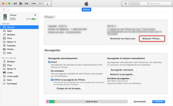 Comment récupérer un iPhone sans mot de passe iCloud