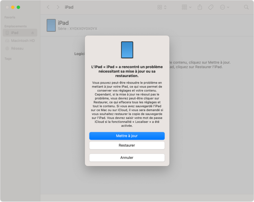 Comment débloquer un iPad sans code ou identifiant Apple
