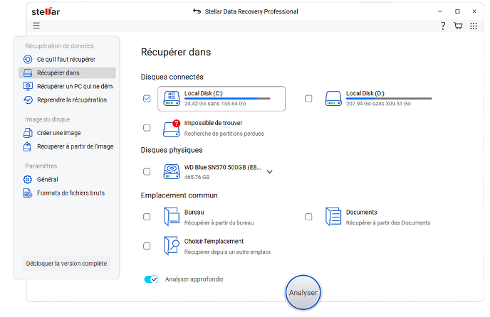 Stellar Data Recovery