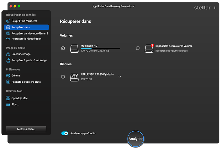 Stellar Data Recovery