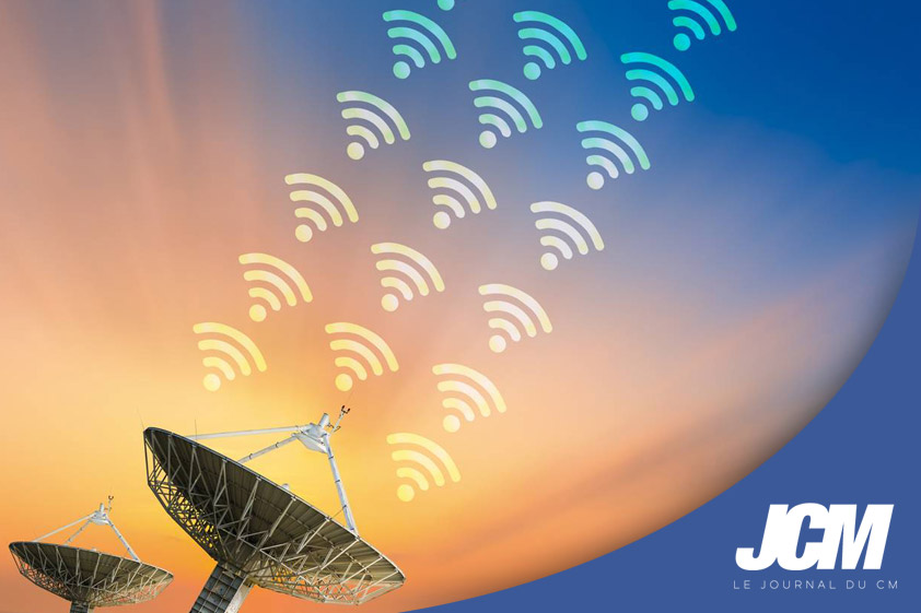 utilisation de l'Internet par satellite