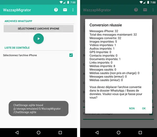 Synchroniser WhatsApp avec WazzapMigrator